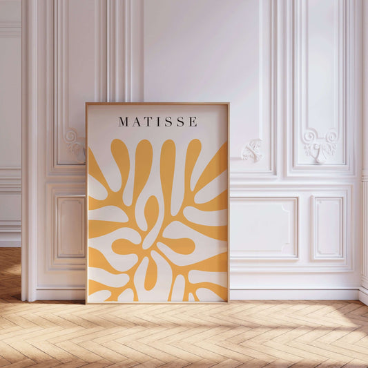 Henri Matisse - Papier Decoupes in Yellow | Famous Art (available framed or unframed) - 9ArtPrints