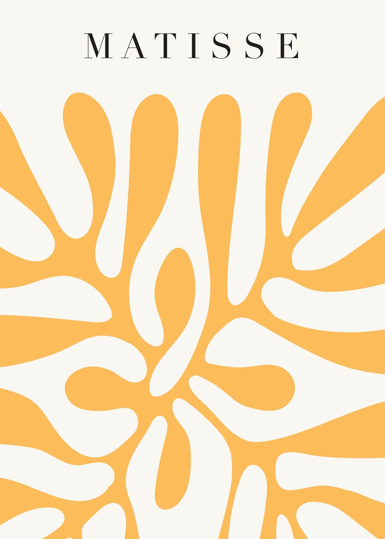 Henri Matisse — Papiers Découpés in Yellow | Cut - Paper Fine Art - 9ArtPrints