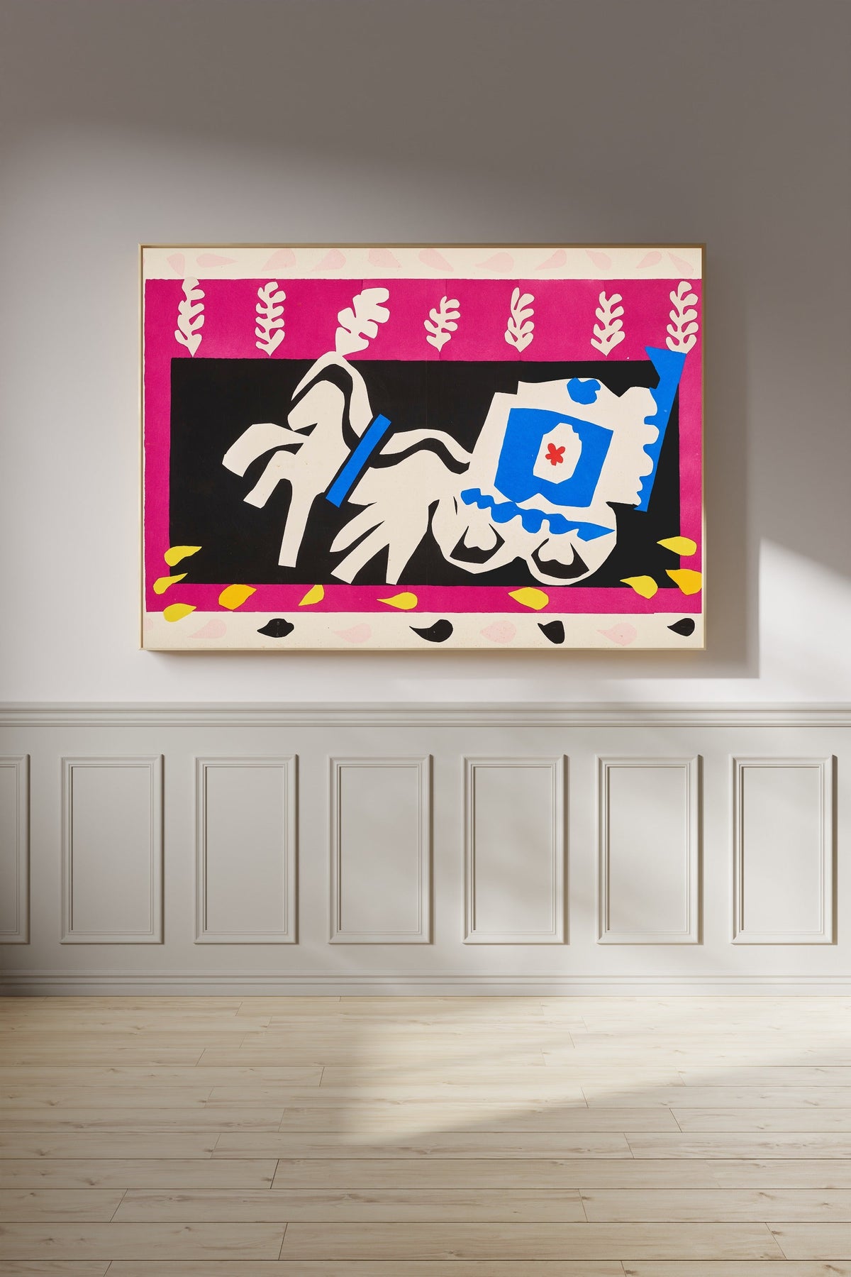 Henri Matisse — Pierrot's Funeral | Papiers Découpés Fine Art Print - 9ArtPrints