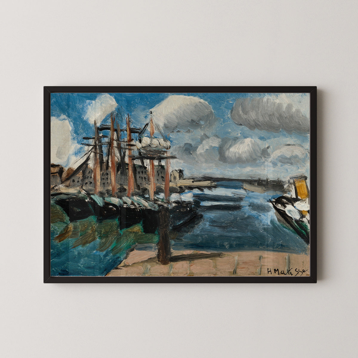Henri Matisse — Port of Cherbourg | Fine Art Print - 9ArtPrints