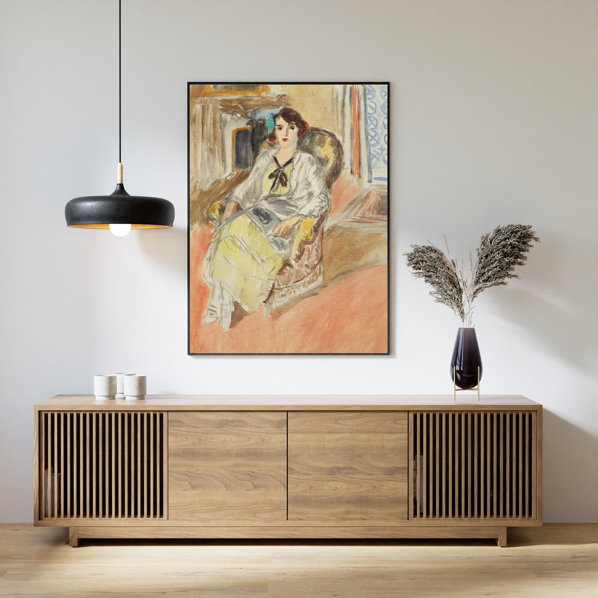 Henri Matisse — Seated Girl, Yellow Dress | Fine Art Print - 9ArtPrints