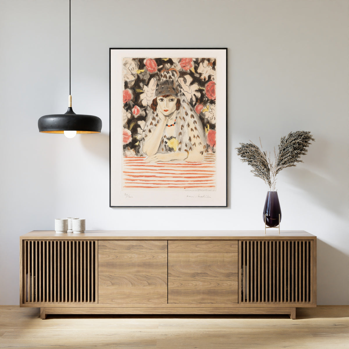 Henri Matisse — Spanish Woman with a Mantilla | Fine Art Print - 9ArtPrints