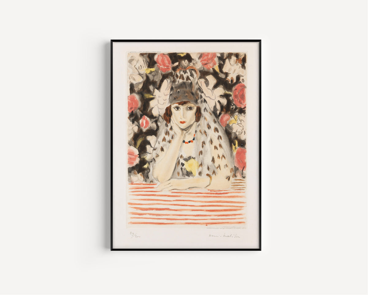 Henri Matisse — Spanish Woman with a Mantilla | Fine Art Print - 9ArtPrints