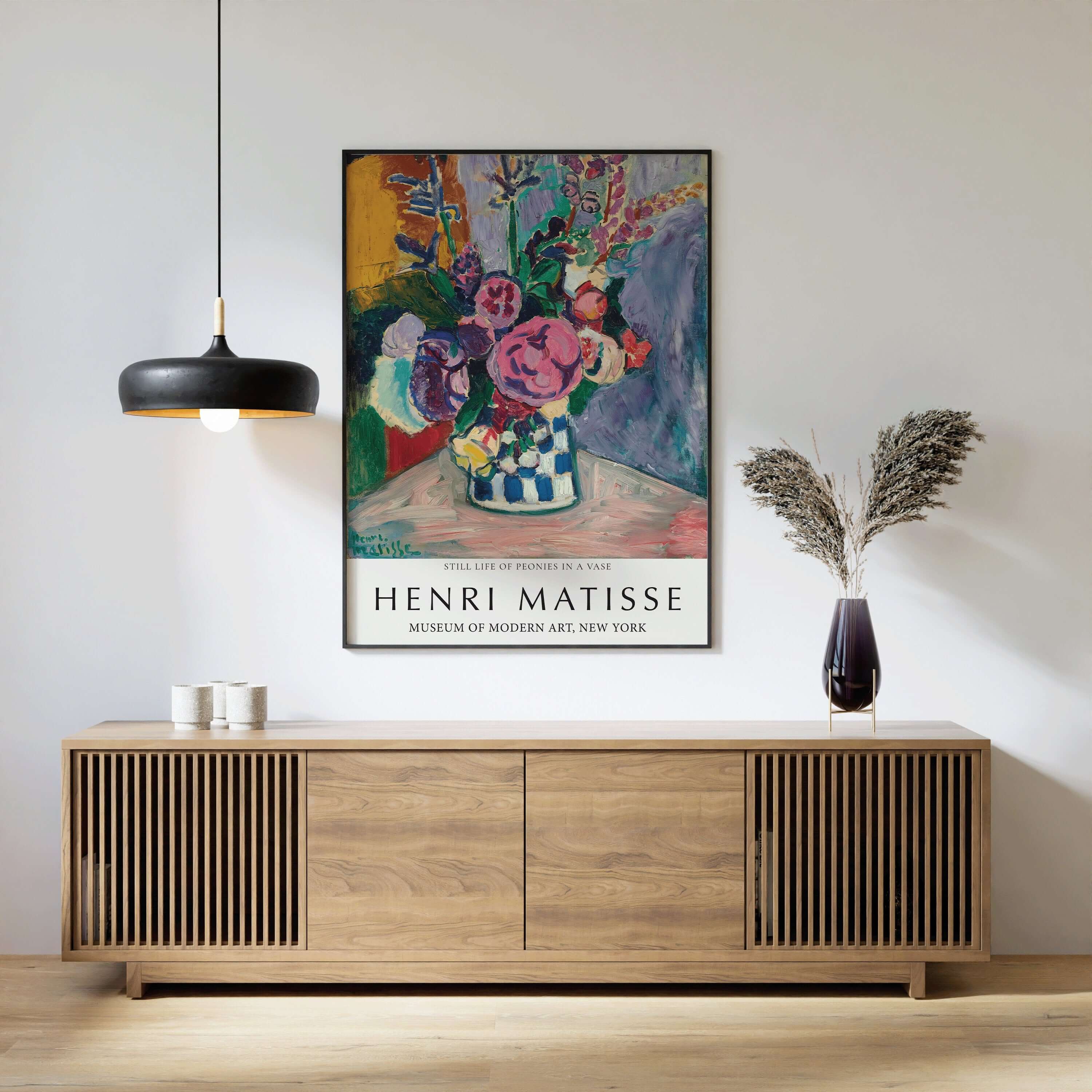 Henri Matisse - Still Life with Peonies | Famous Painting (available framed or unframed) - 9ArtPrints