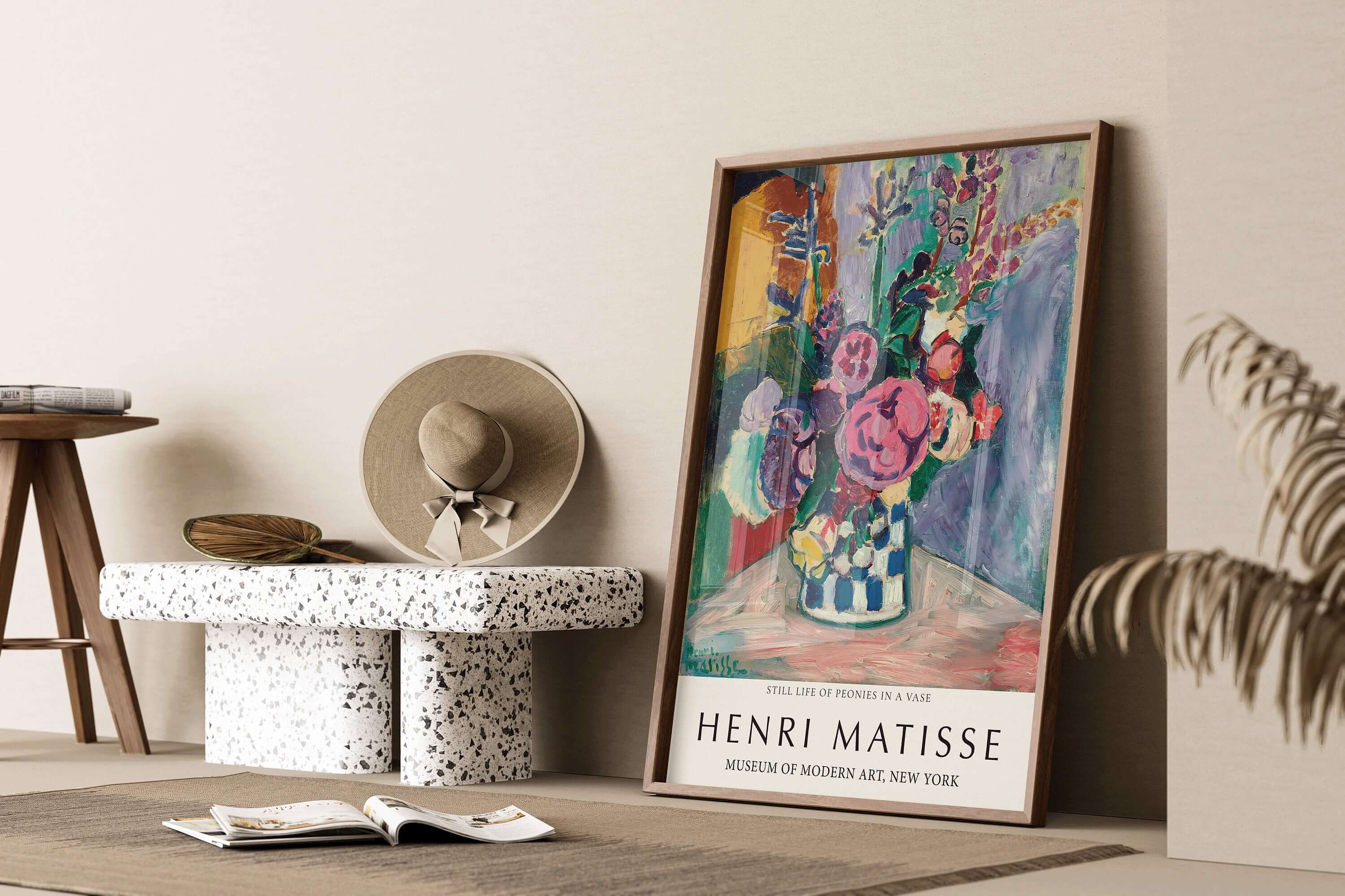 Henri Matisse - Still Life with Peonies | Famous Painting (available framed or unframed) - 9ArtPrints