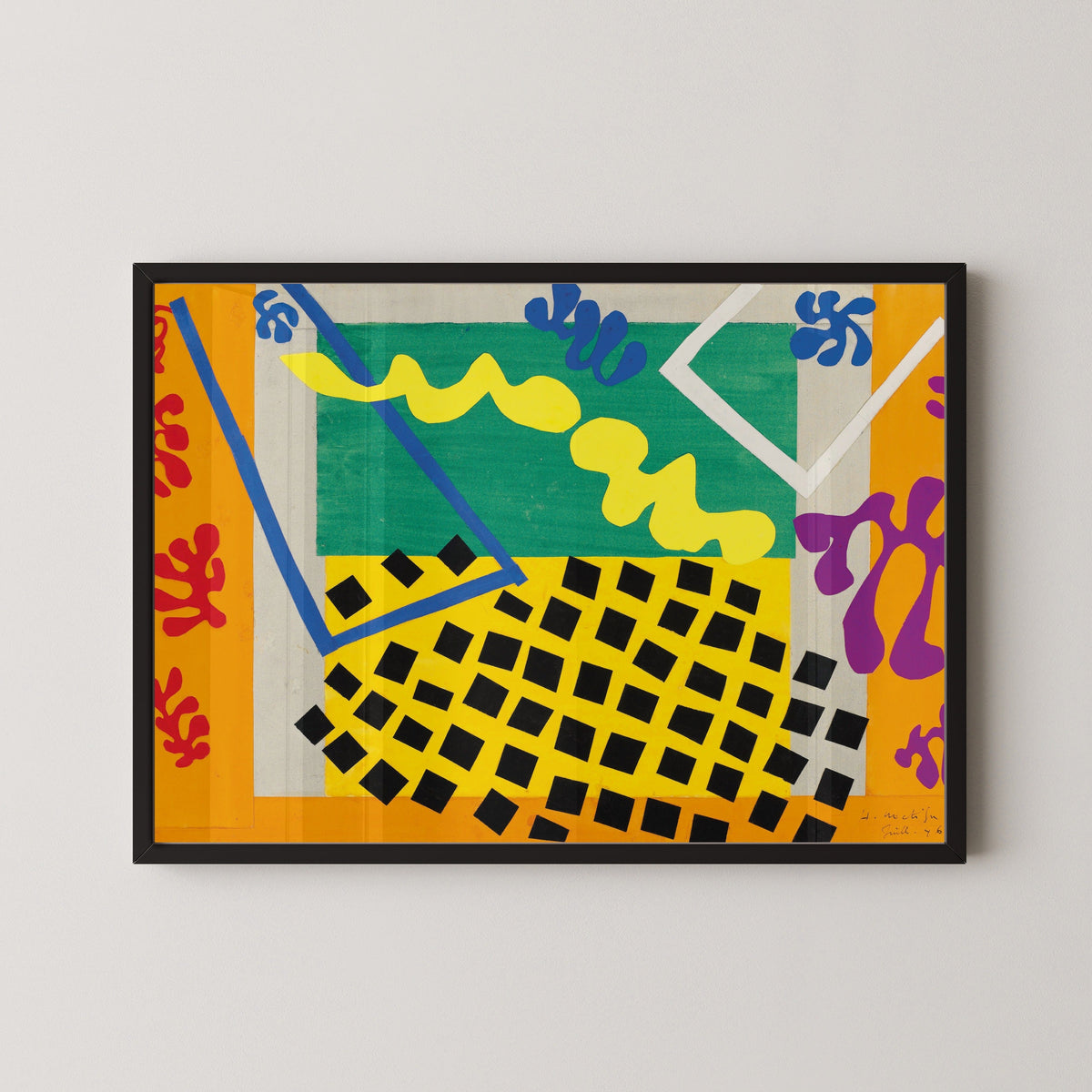 Henri Matisse — The Codomas | Papiers Découpés Fine Art Print - 9ArtPrints
