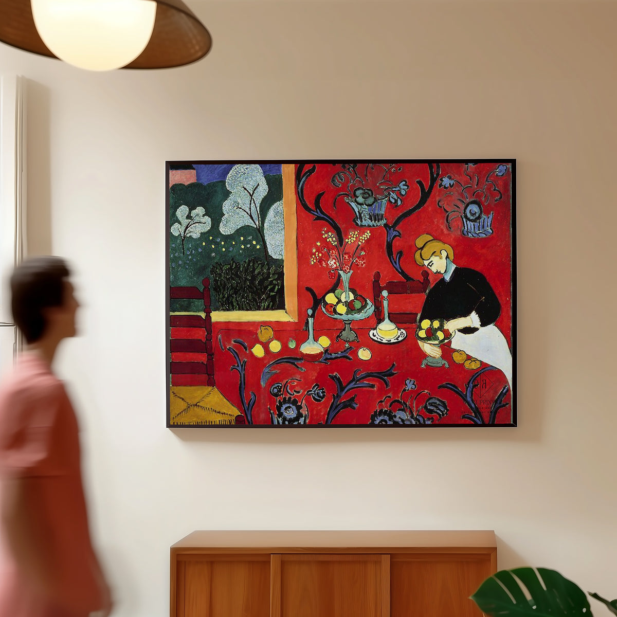 Henri Matisse — The Dessert: Harmony in Red | Fauvist Masterpiece