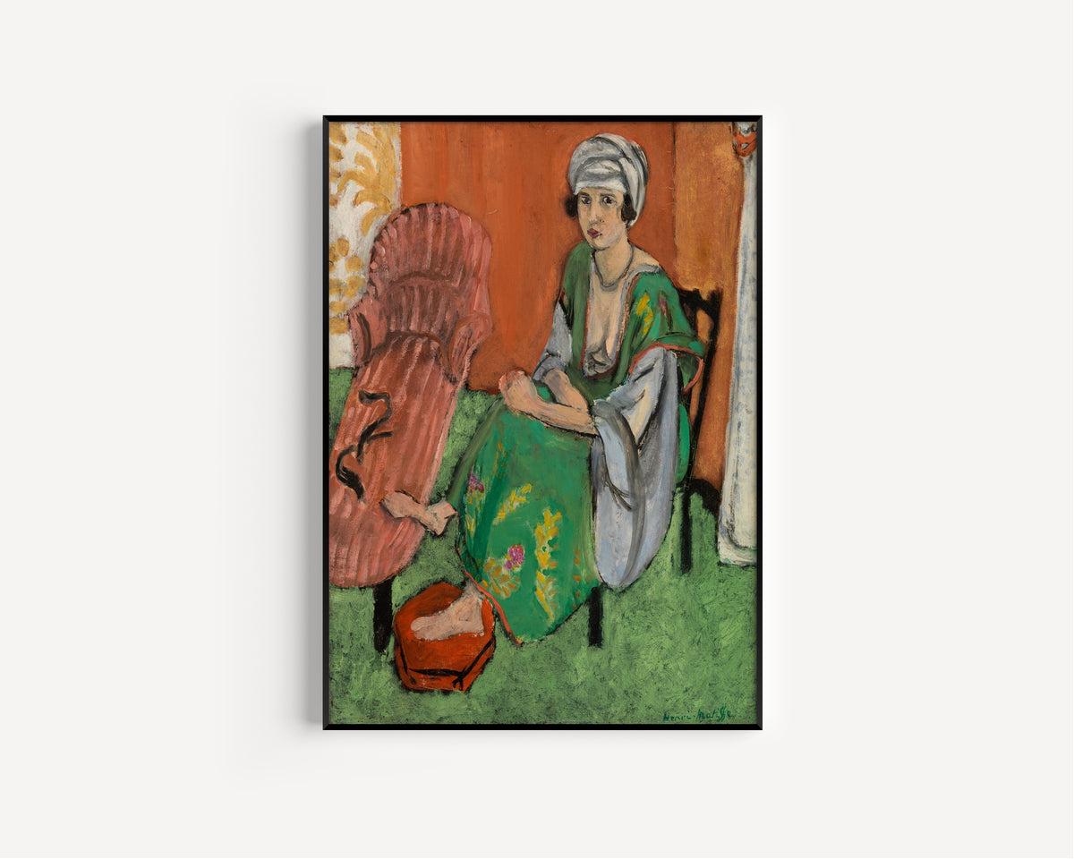 Henri Matisse — The Green Dress | Fine Art Print - 9ArtPrints