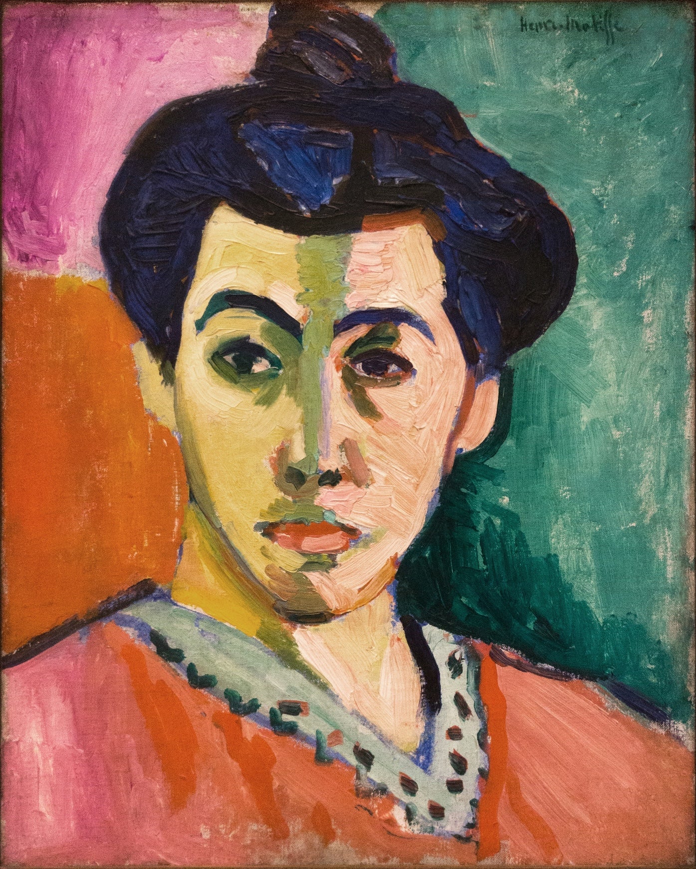 Henri Matisse — The Green Stripe (Madame Matisse) | Fauvism - 9ArtPrints