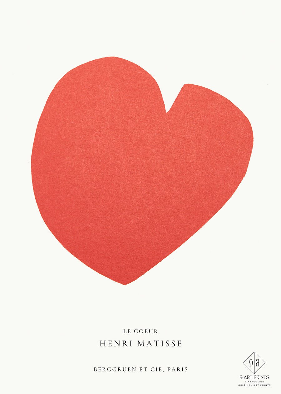 Henri Matisse 'The Heart' Giclée Art Print: Museum Quality - 9ArtPrints