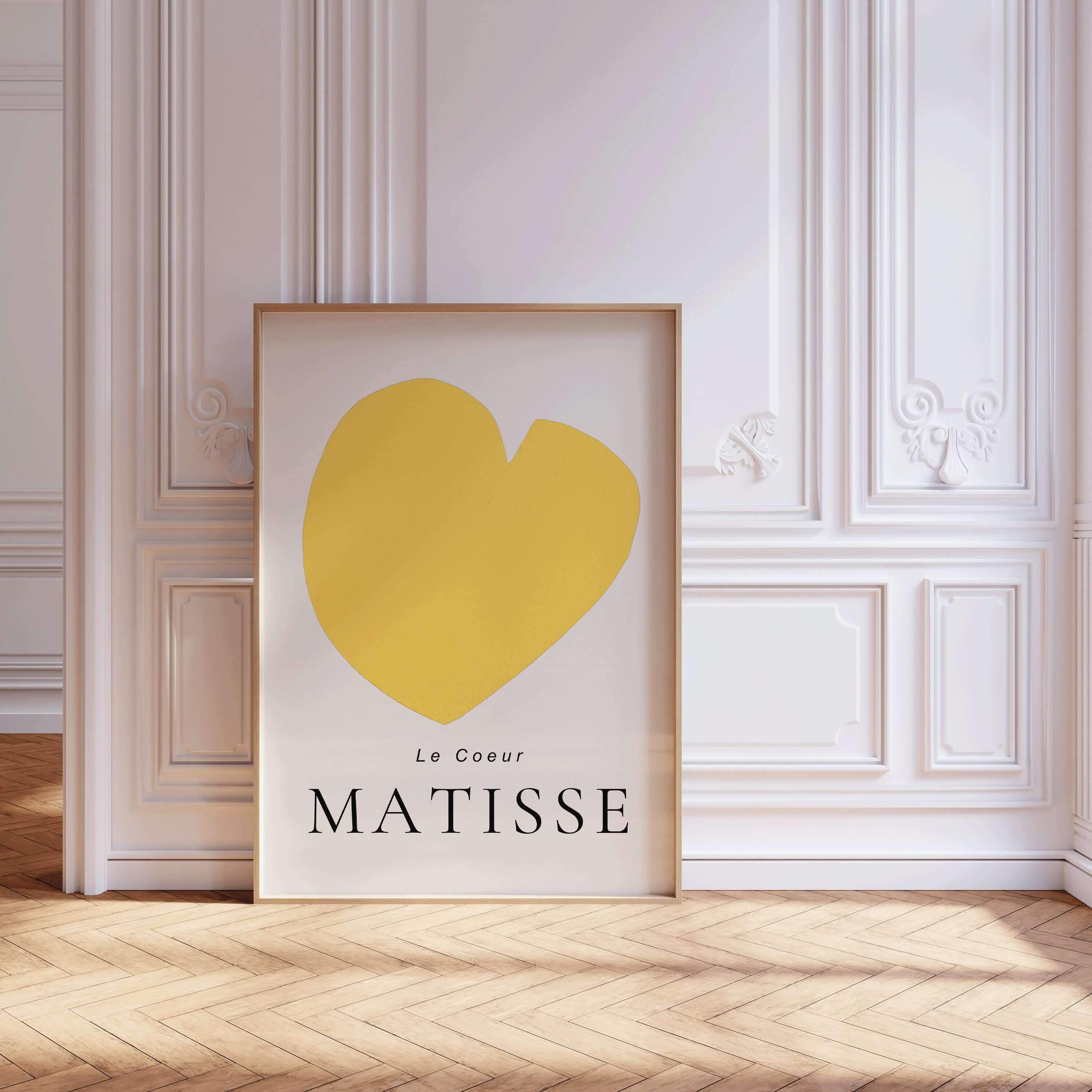 Henri Matisse - The Heart (Le Coeur) | Famous Art in Yellow (available framed or unframed) - 9ArtPrints