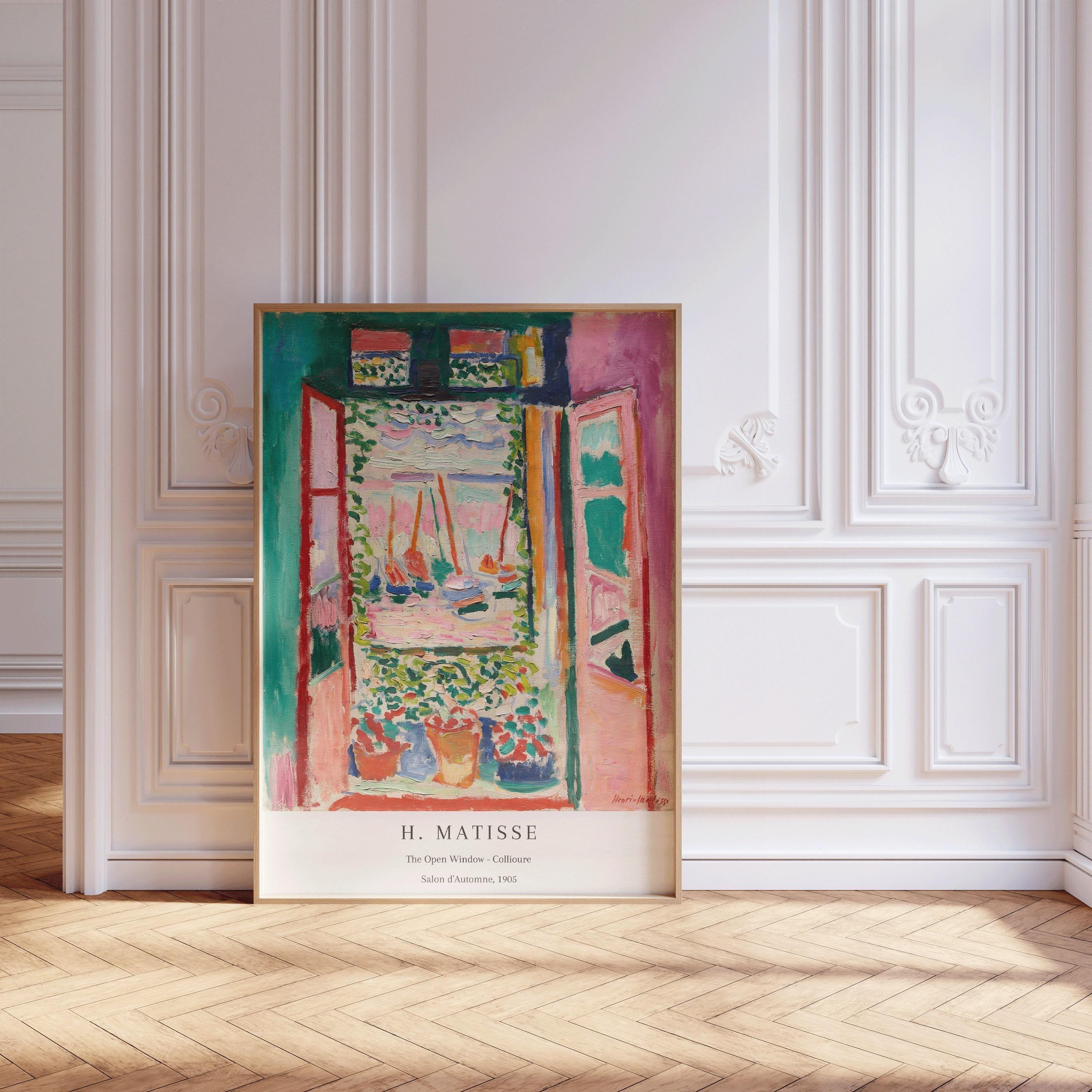 Henri Matisse - The Open Window Collioure | Famous Painting (available handframed or unframed) - 9ArtPrints