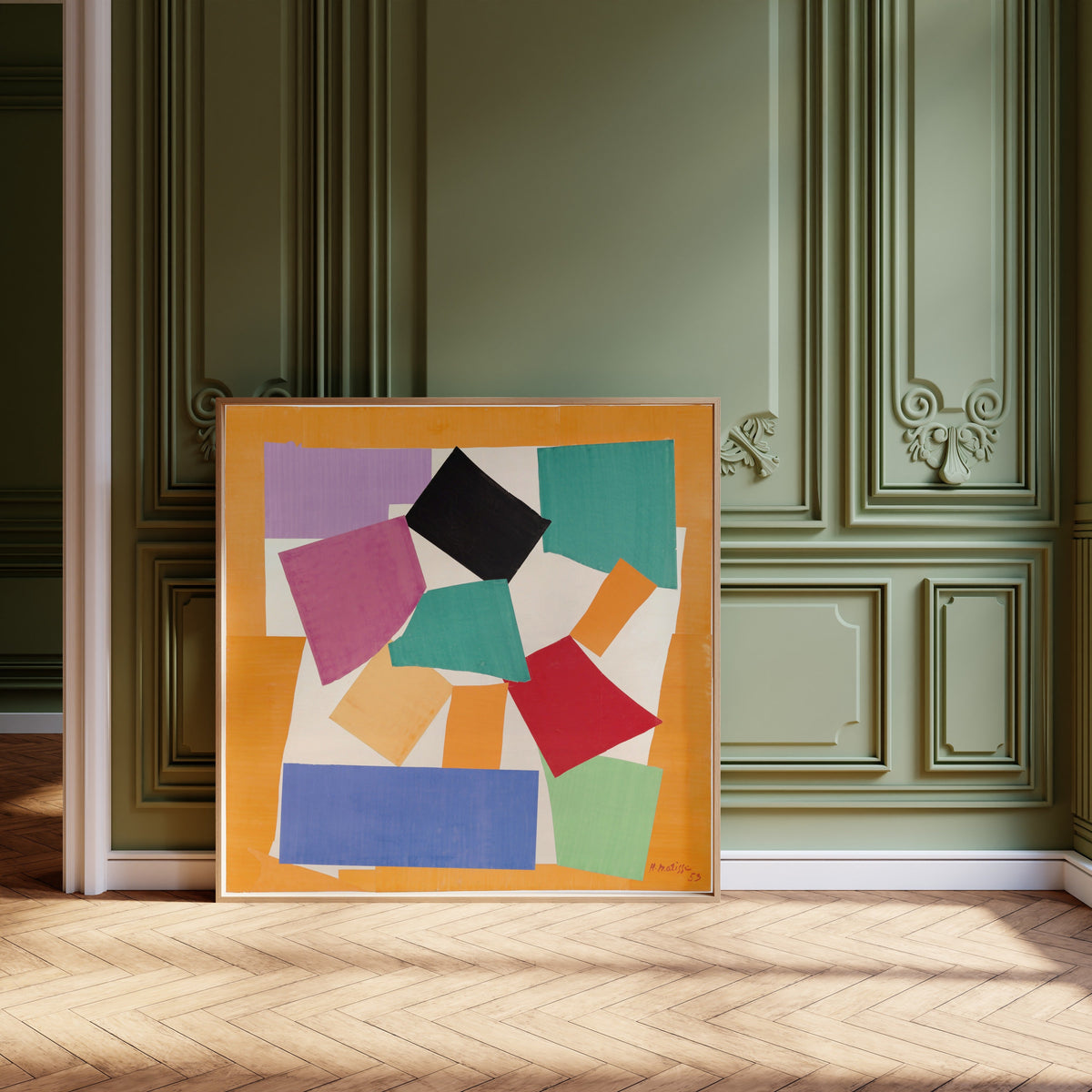 Henri Matisse — The Snail (L'Escargot) | Papiers Découpés Fine Art Print - 9ArtPrints