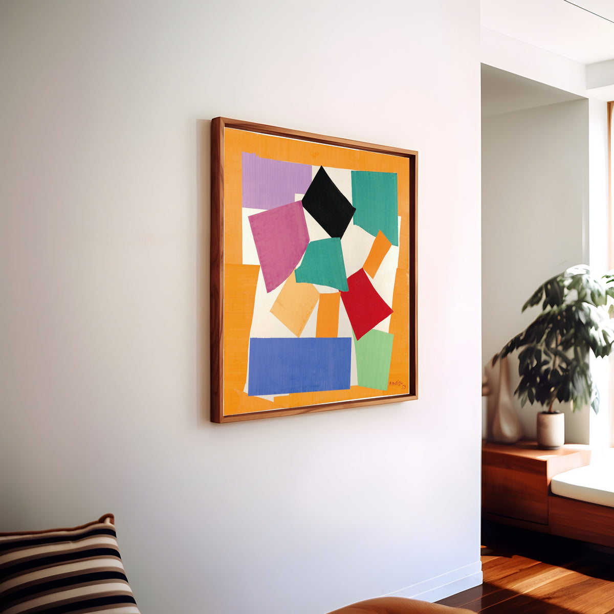 Henri Matisse — The Snail (L'Escargot) | Papiers Découpés Fine Art Print - 9ArtPrints