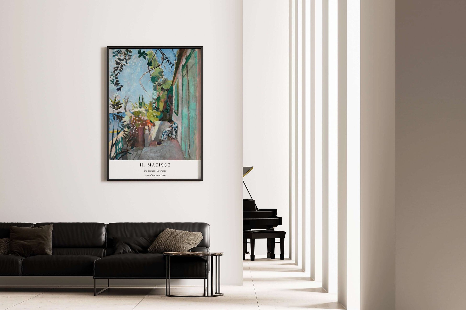 Henri Matisse - The Terrace St. Tropez | Famous Painting (available framed or unframed) - 9ArtPrints