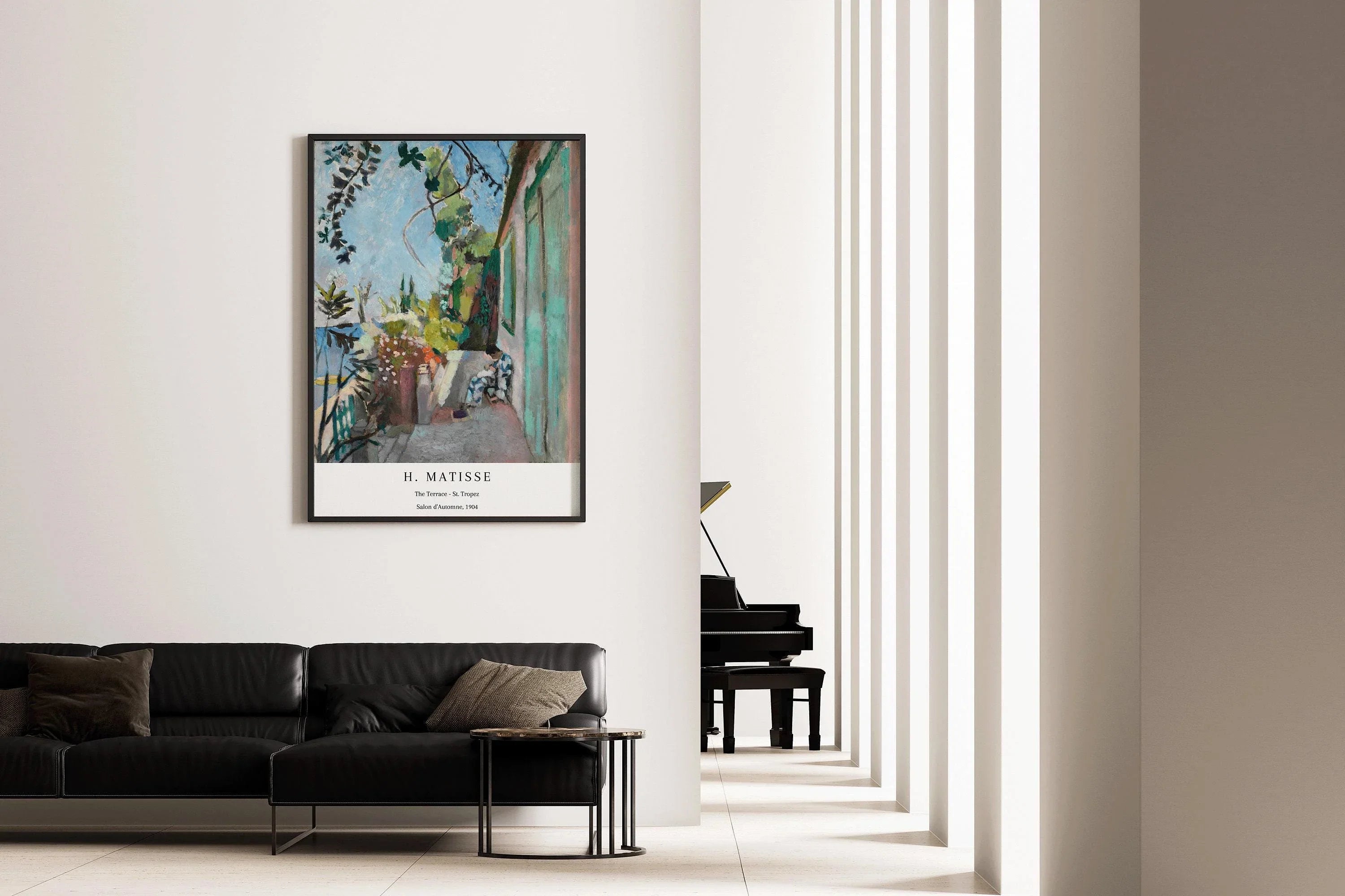 Henri Matisse - The Terrace St. Tropez | Famous Painting (available handframed or unframed) - 9ArtPrints