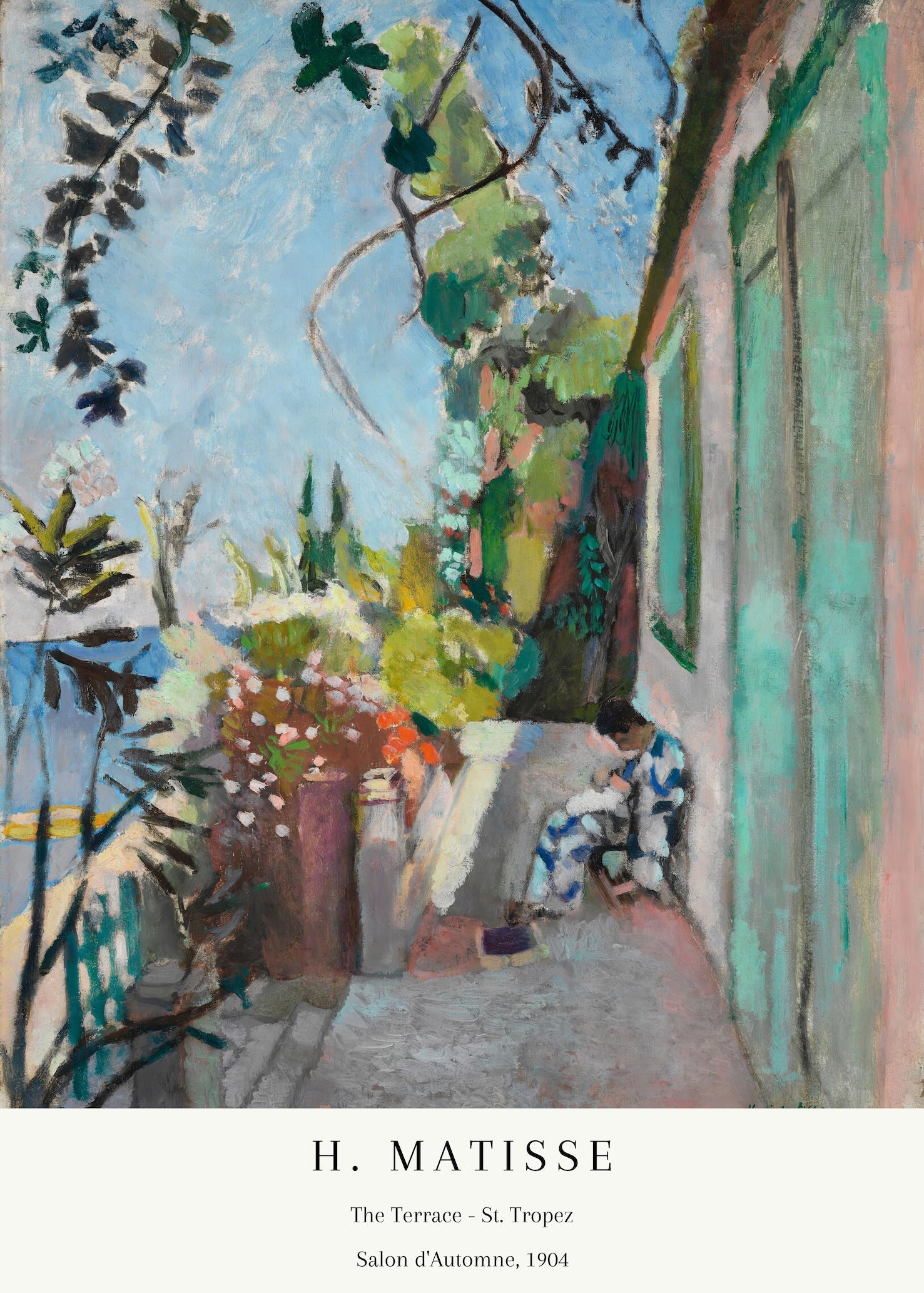 Henri Matisse — The Terrace, St. Tropez | Post - Impressionist Painting - 9ArtPrints