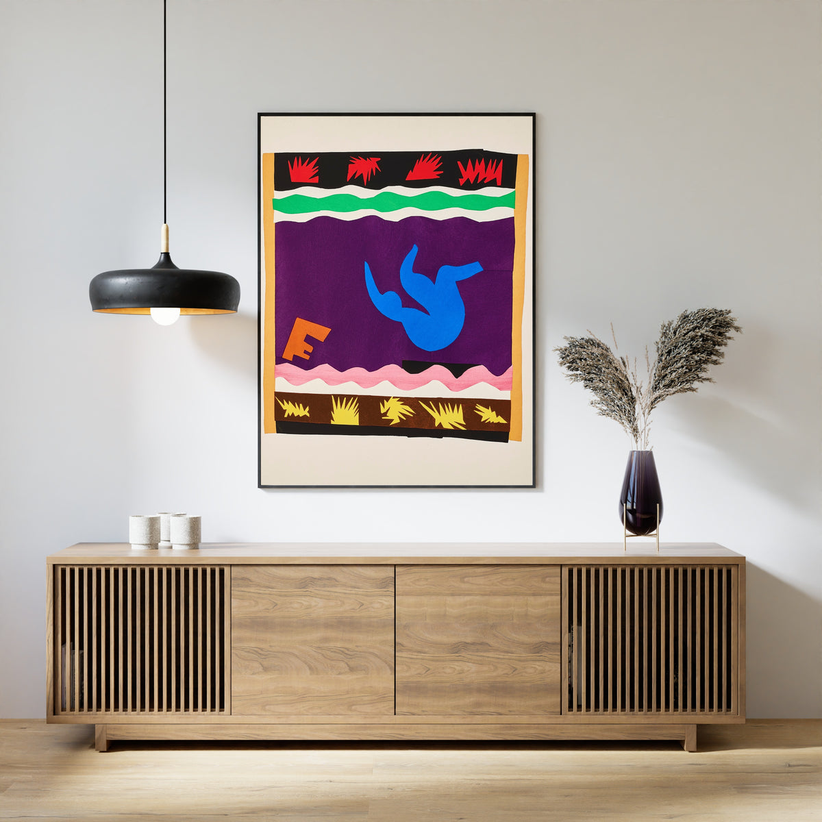 Henri Matisse — The Toboggan | Papiers Découpés Fine Art Print - 9ArtPrints