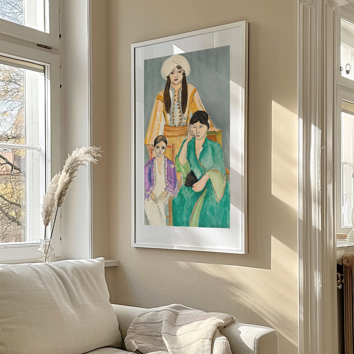 Henri Matisse — Three Sisters with Grey Background | Fine Art Print - 9ArtPrints