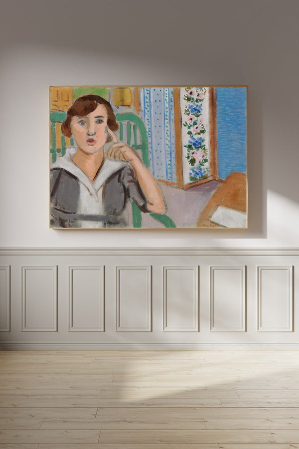 Henri Matisse — Woman and Screen | Fine Art Print