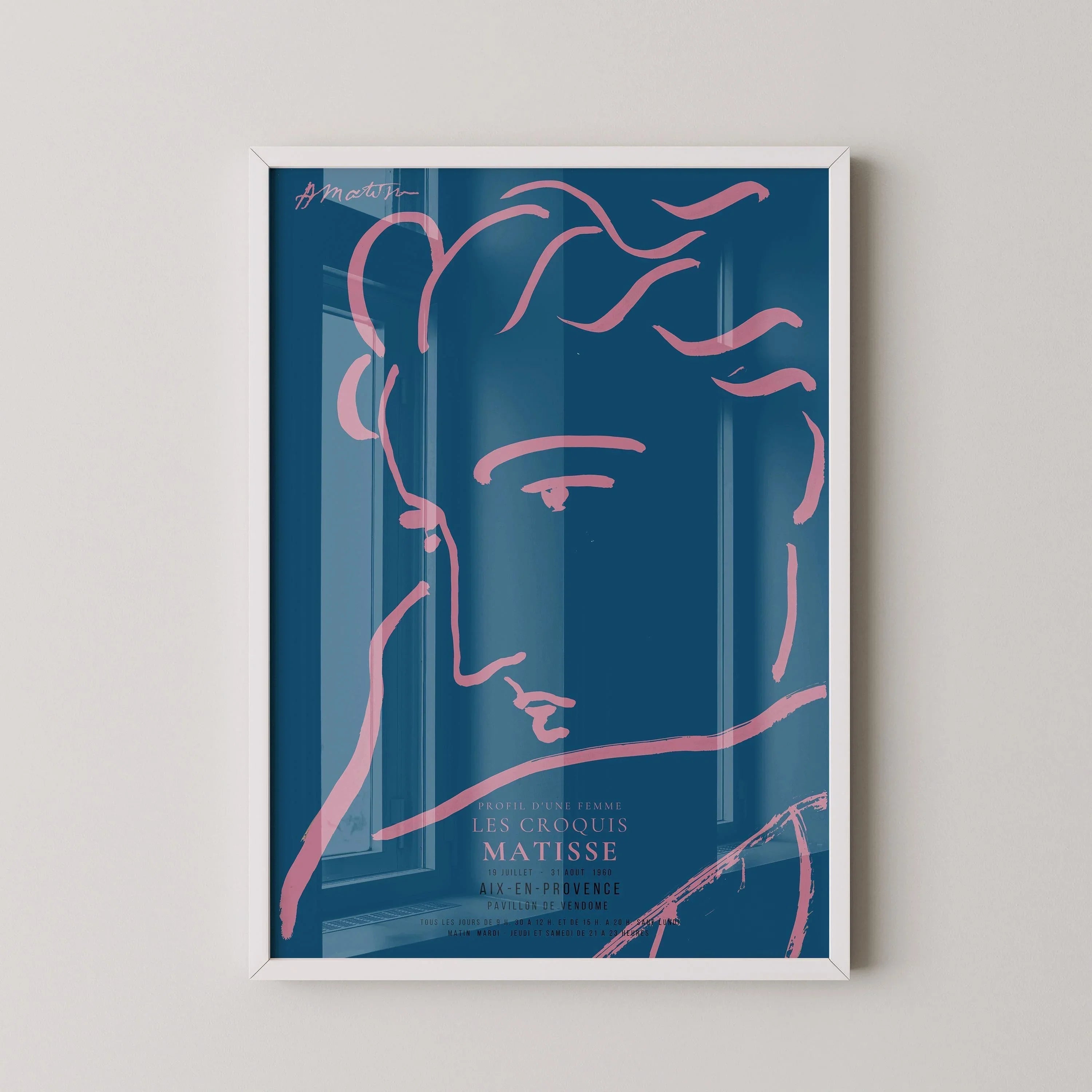 Henri Matisse Woman Profile Art Print: Giclee Fine Art - 9ArtPrints