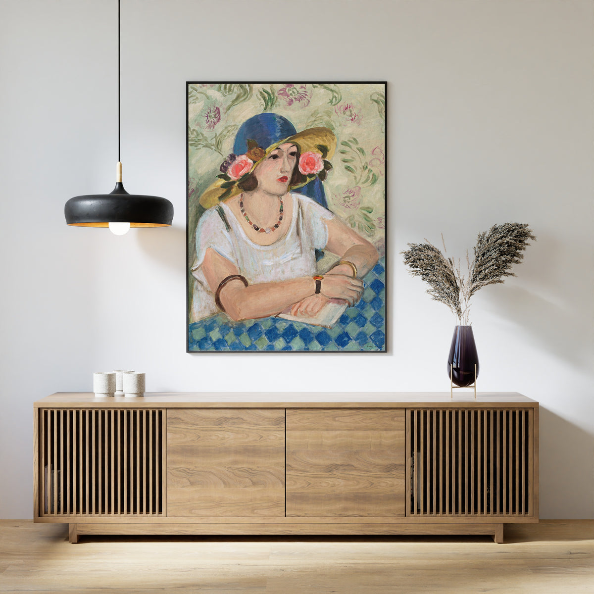 Henri Matisse — Woman with a Flowered Hat | Fine Art Print - 9ArtPrints