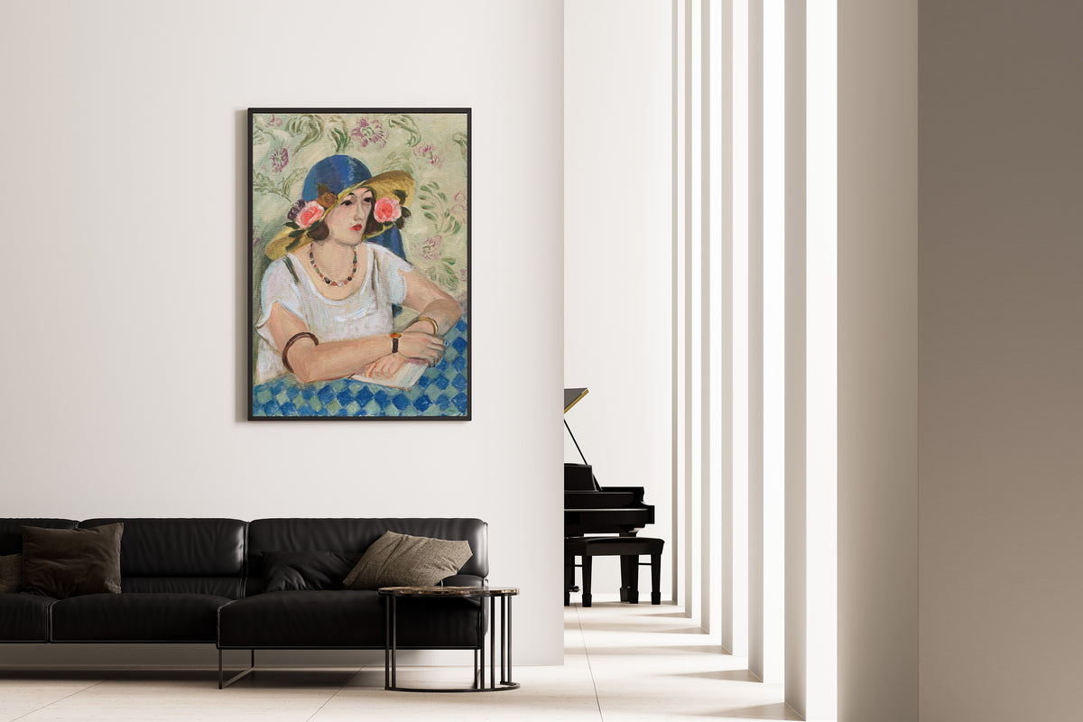 Henri Matisse — Woman with a Flowered Hat | Fine Art Print - 9ArtPrints