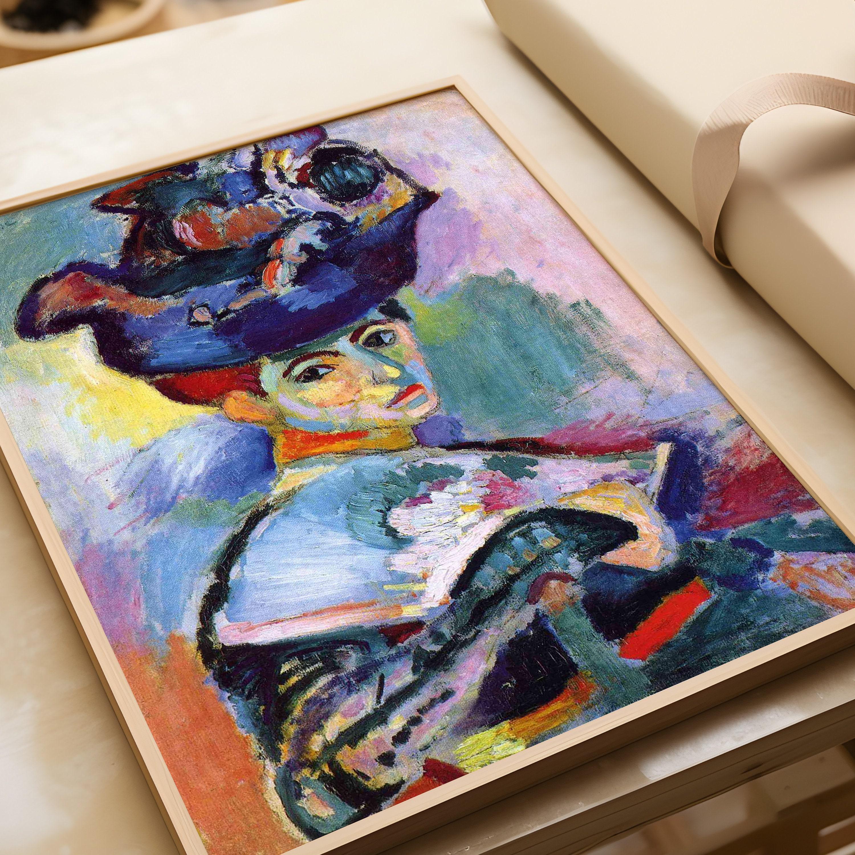 Henri Matisse - Woman with a Hat | Famous Art Madame Matisse (available handframed or unframed) - 9ArtPrints