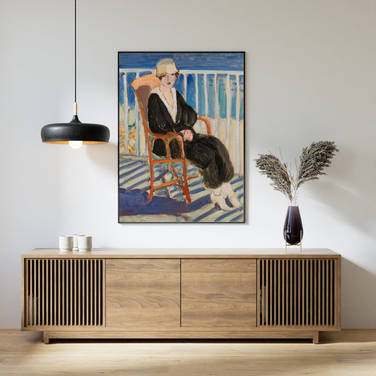 Henri Matisse — Young Girl on a Balcony over the Ocean | Fine Art Print - 9ArtPrints