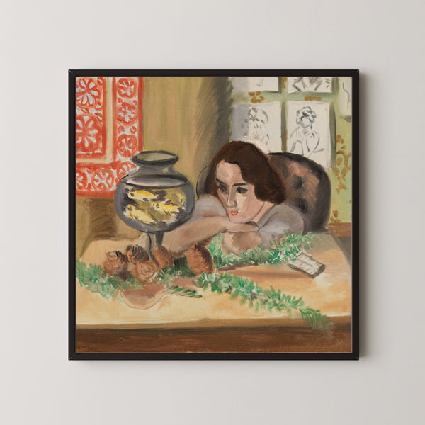 Henri Matisse — Young Woman before an Aquarium | Fine Art Print