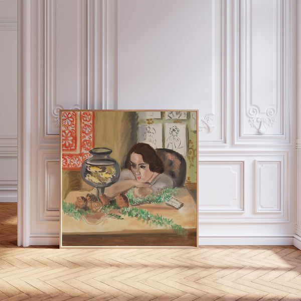 Henri Matisse — Young Woman before an Aquarium | Fine Art Print