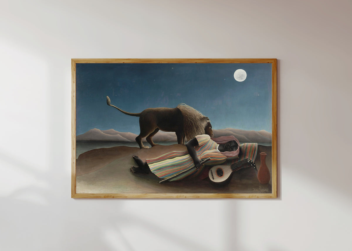 Henri Rousseau — The Sleeping Gypsy | Fine Art Print