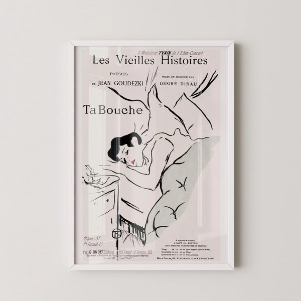 Henri de Toulouse-Lautrec — Ta Bouche | Fine Art Print