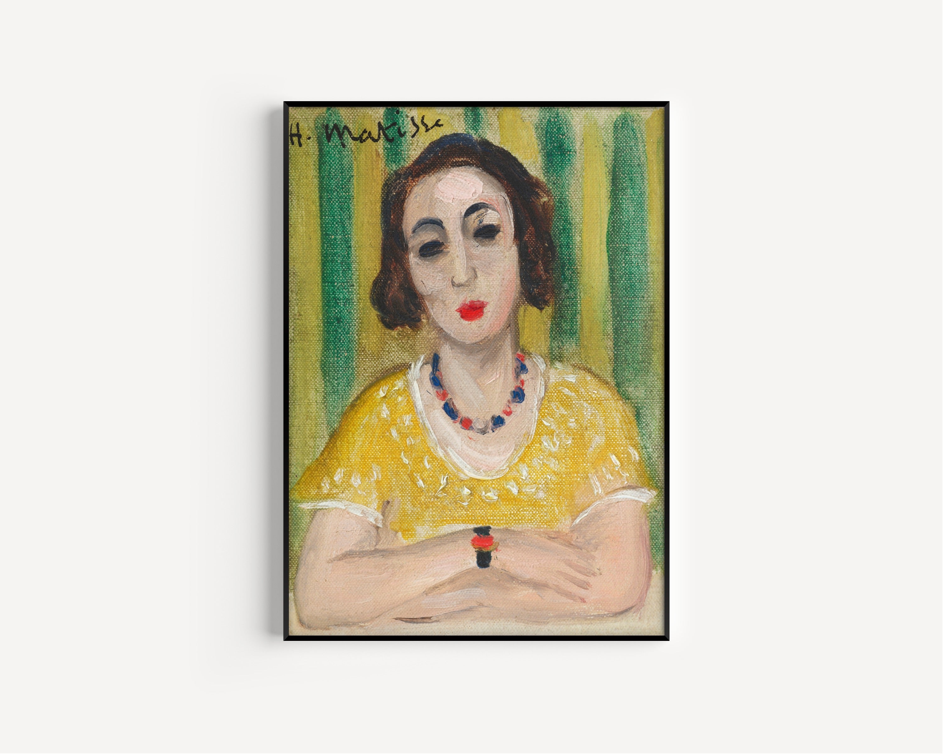Henri Matisse — Henriette, Yellow Dress | Fine Art Print