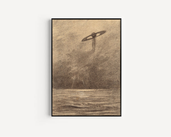 Henrique Alvim Corrêa — Martian Flying Machine (1906) | Science Fiction Illustration Print