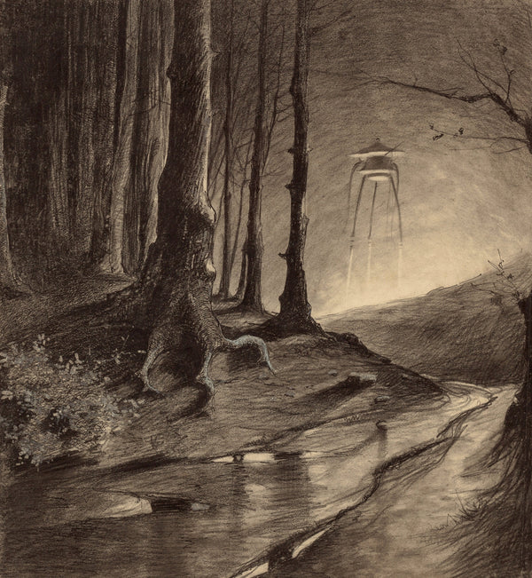 Henrique Alvim Corrêa — Martian in the Forest (1906) | Science Fiction Illustration Print