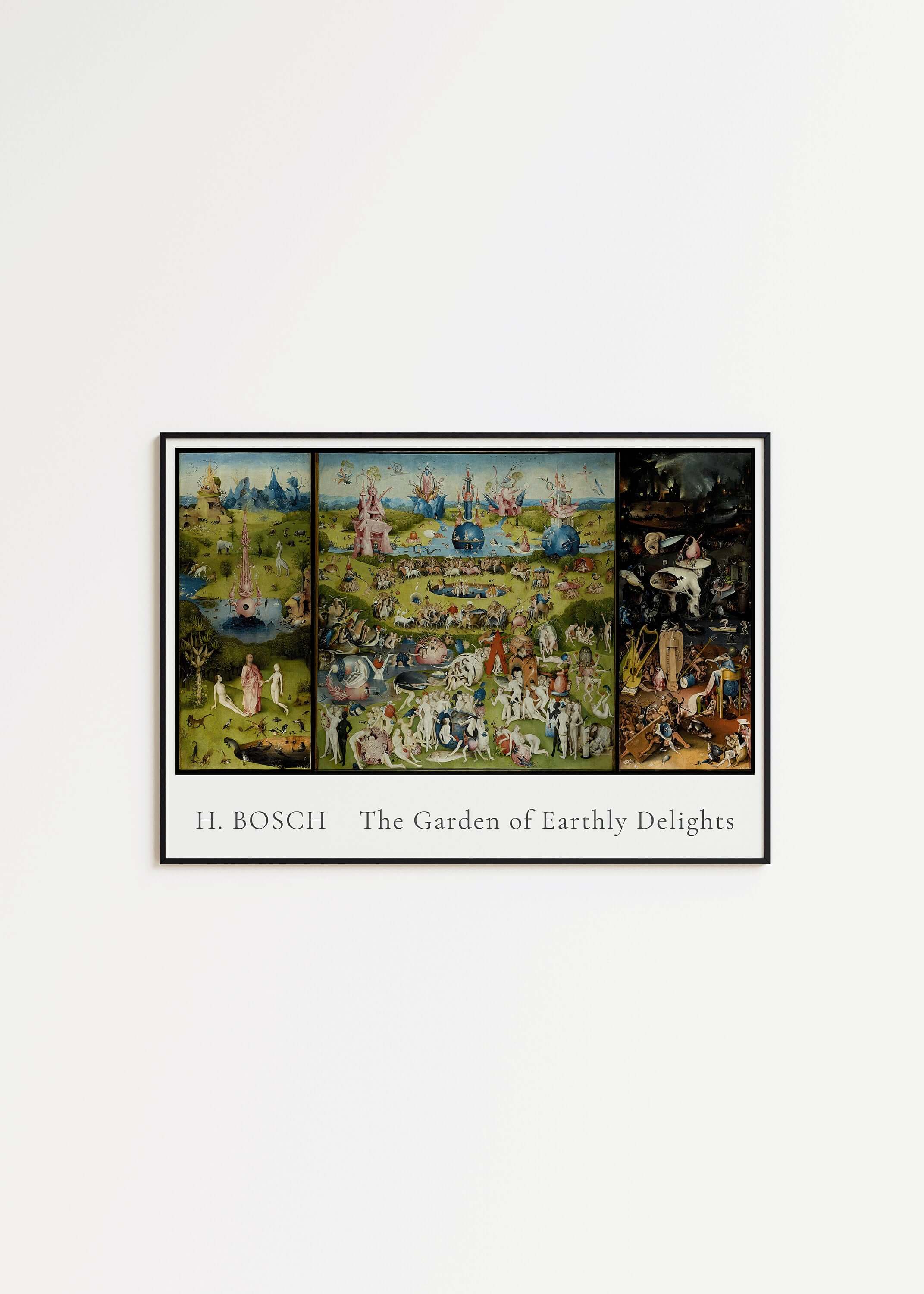 Hieronymus Bosch - Garden of Earthly Delights | Famous Art (available framed or unframed) - 9ArtPrints