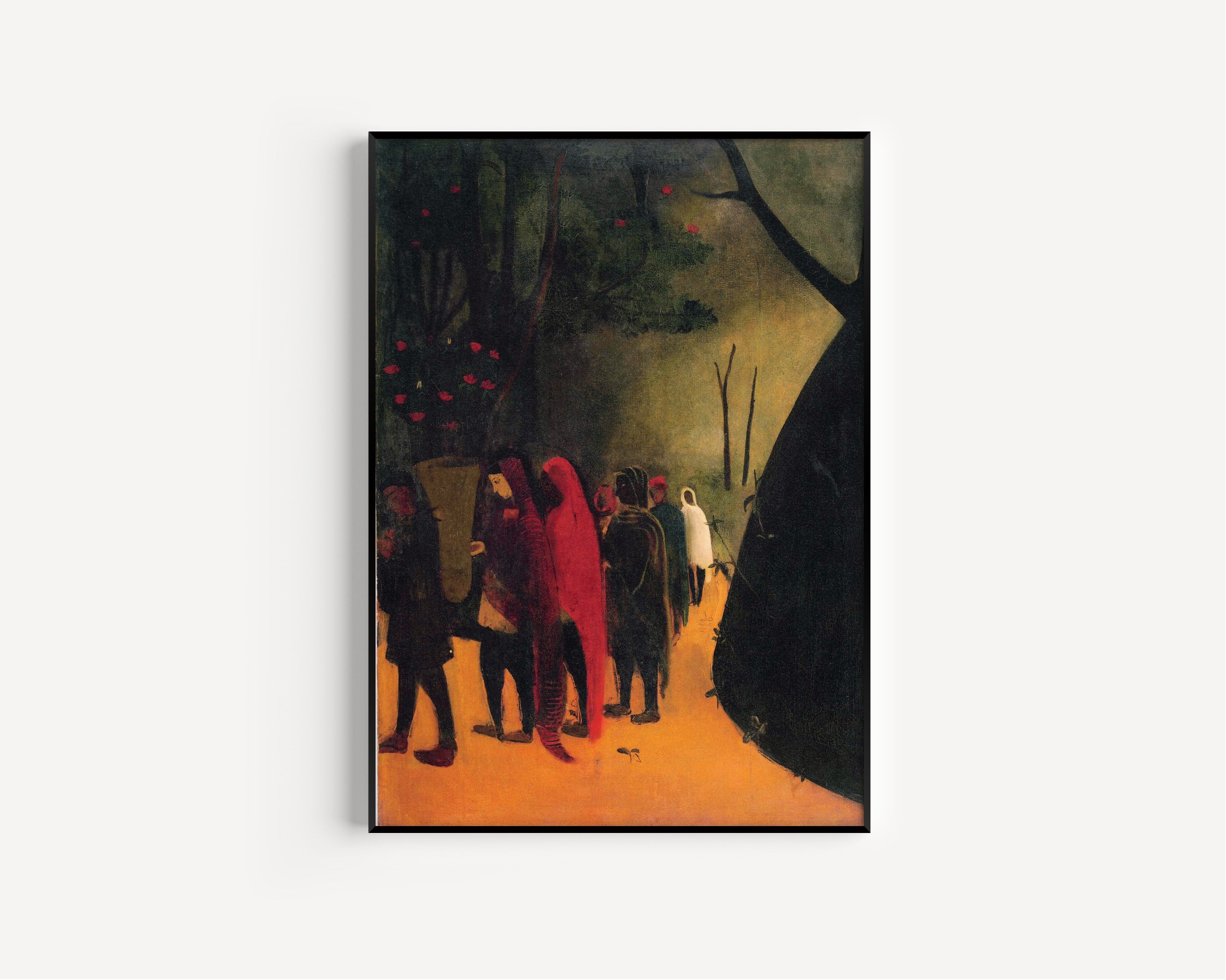 Amrita Sher-Gil — Hill Scene | Fine Art Giclée Print