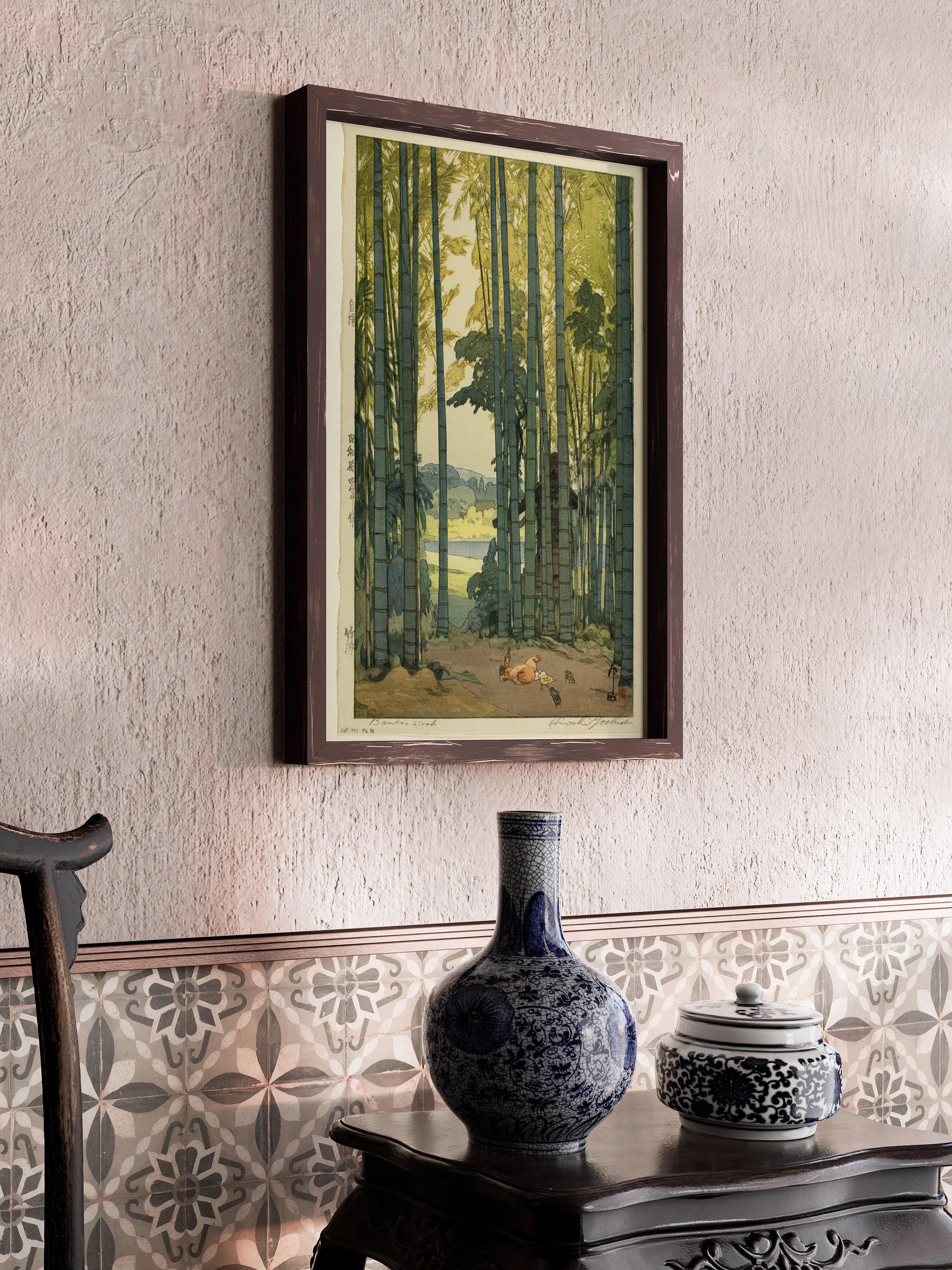 Hiroshi Yoshida – Bamboo Forest | PREMIUM GICLÉE PRINT | Our Most Beautifully Serene Vintage Japanese Woodblock Art (available handframed) - 9ArtPrints
