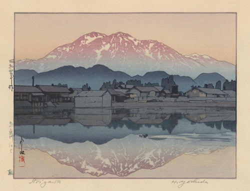 Hiroshi Yoshida — Itoigawa Morning | Japanese Woodblock Print (Shin Hanga) - 9ArtPrints