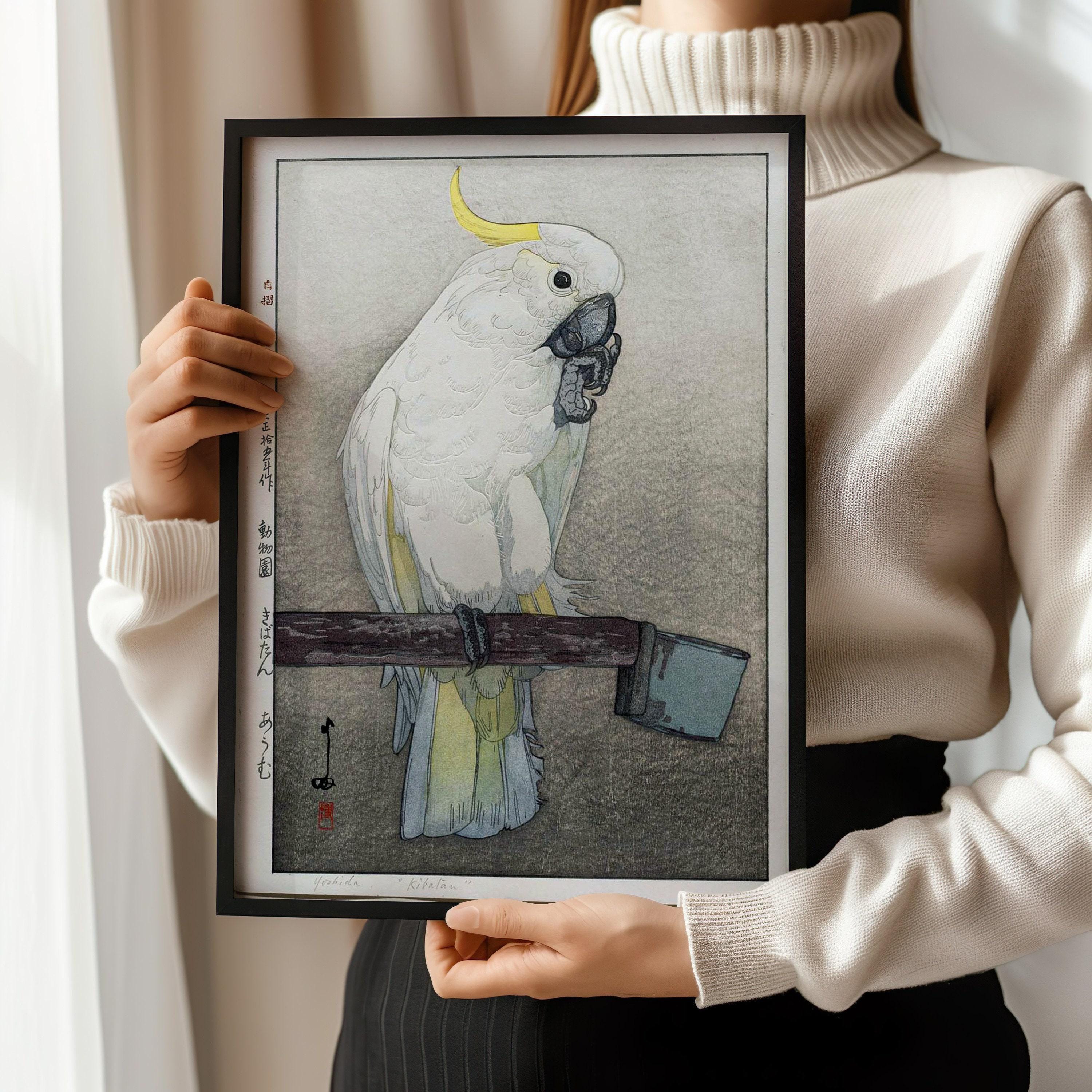 Hiroshi Yoshida – Kibatan Parrot | PREMIUM GICLÉE PRINT | Vintage Japanese Woodblock Art (available handframed or unframed) - 9ArtPrints