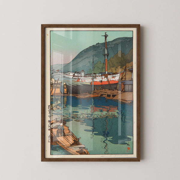 Hiroshi Yoshida — Kinoe | Japanese Woodblock Print (Shin Hanga)