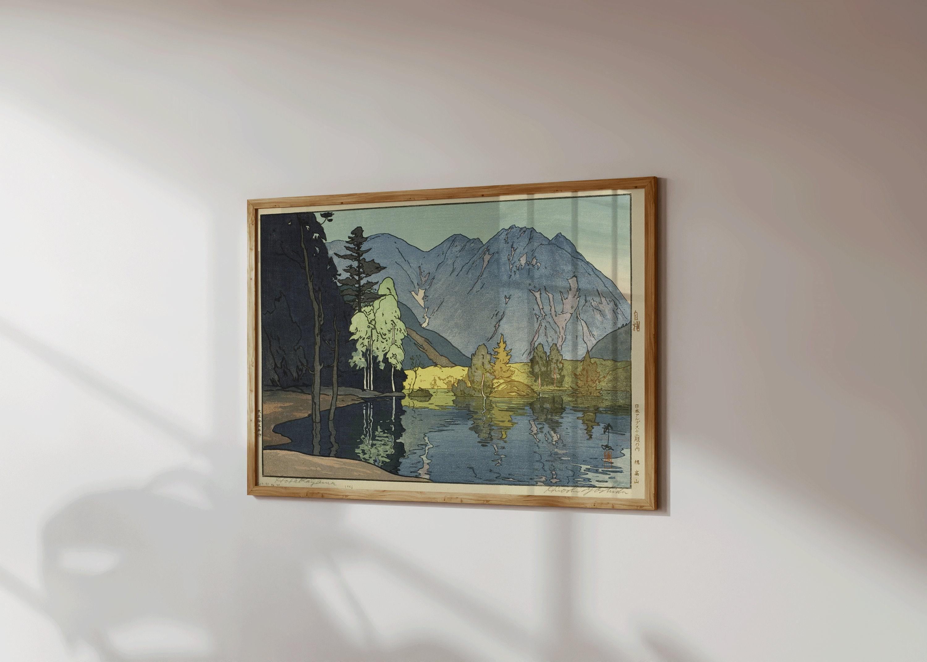 Hiroshi Yoshida - Mount Hodaka | PREMIUM GICLÉE PRINT | Our Stunning Category Bestseller Vintage Japanese Woodblock Art available framed - 9ArtPrints