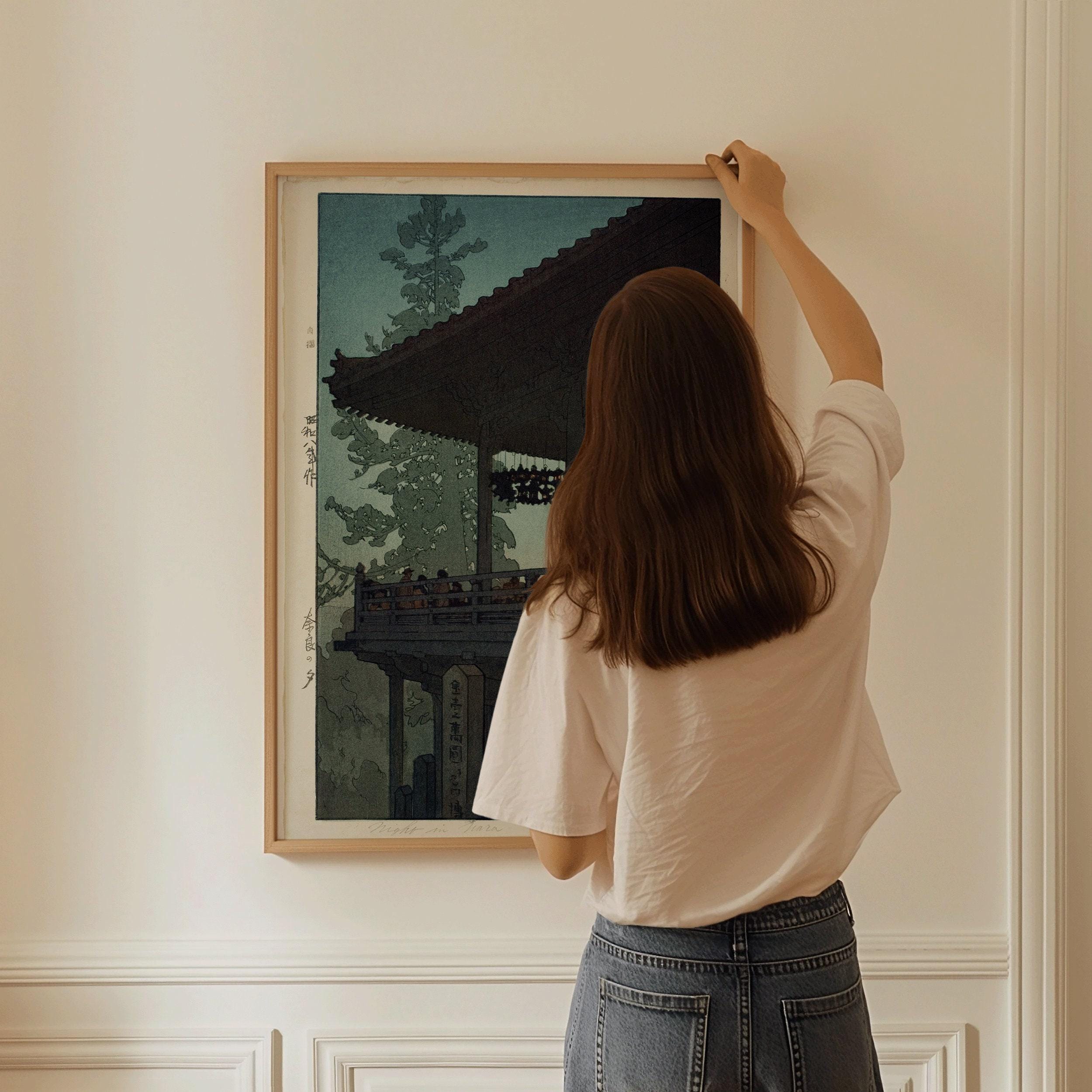 Hiroshi Yoshida Nigatsu Hall Print: Vintage Japanese Woodblock Art - 9ArtPrints