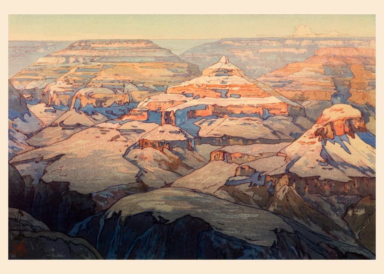 Hiroshi Yoshida - The Grand Canyon Giclee Print: Vintage Japanese Woodblock Art - 9ArtPrints