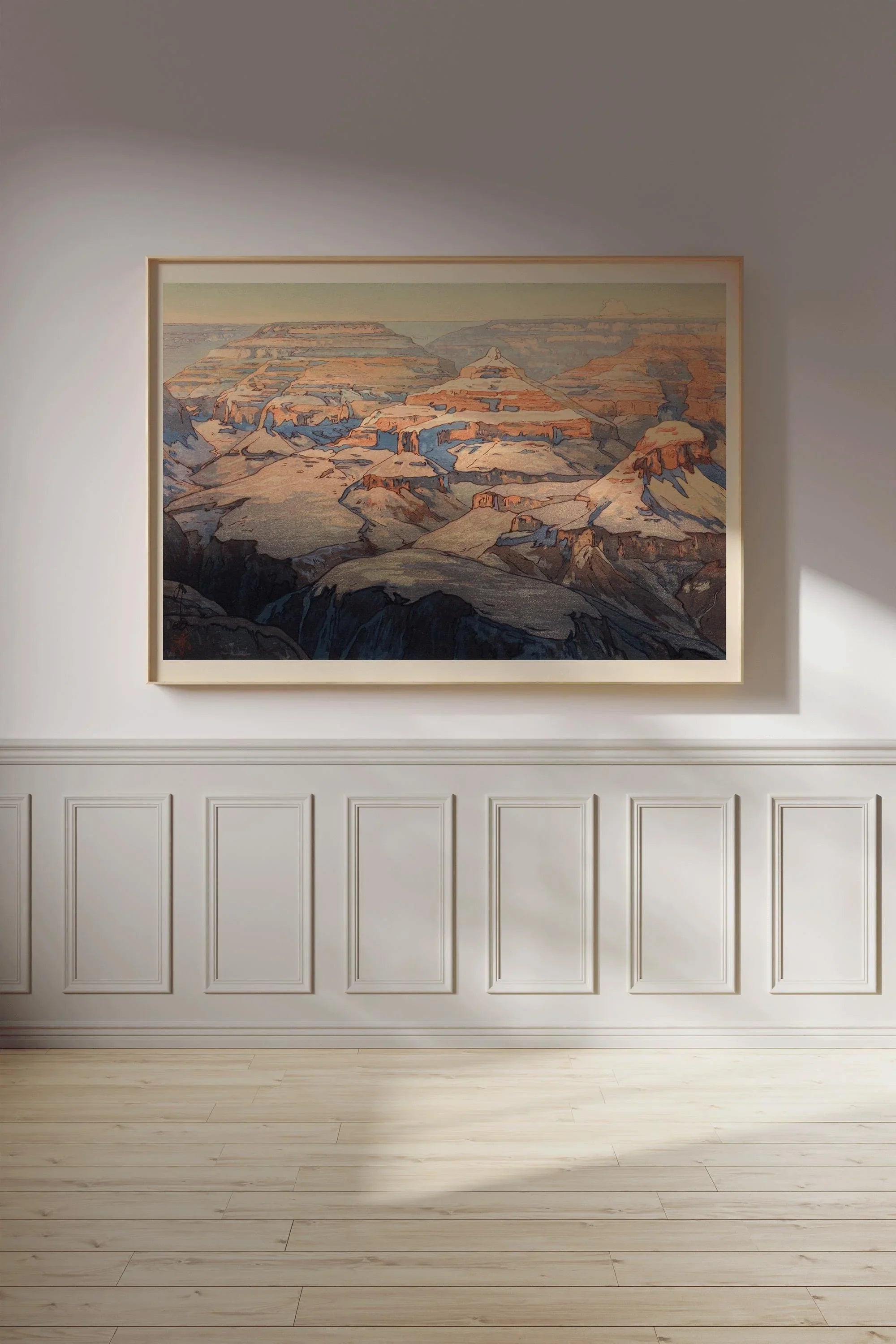 Hiroshi Yoshida - The Grand Canyon Giclee Print: Vintage Japanese Woodblock Art - 9ArtPrints