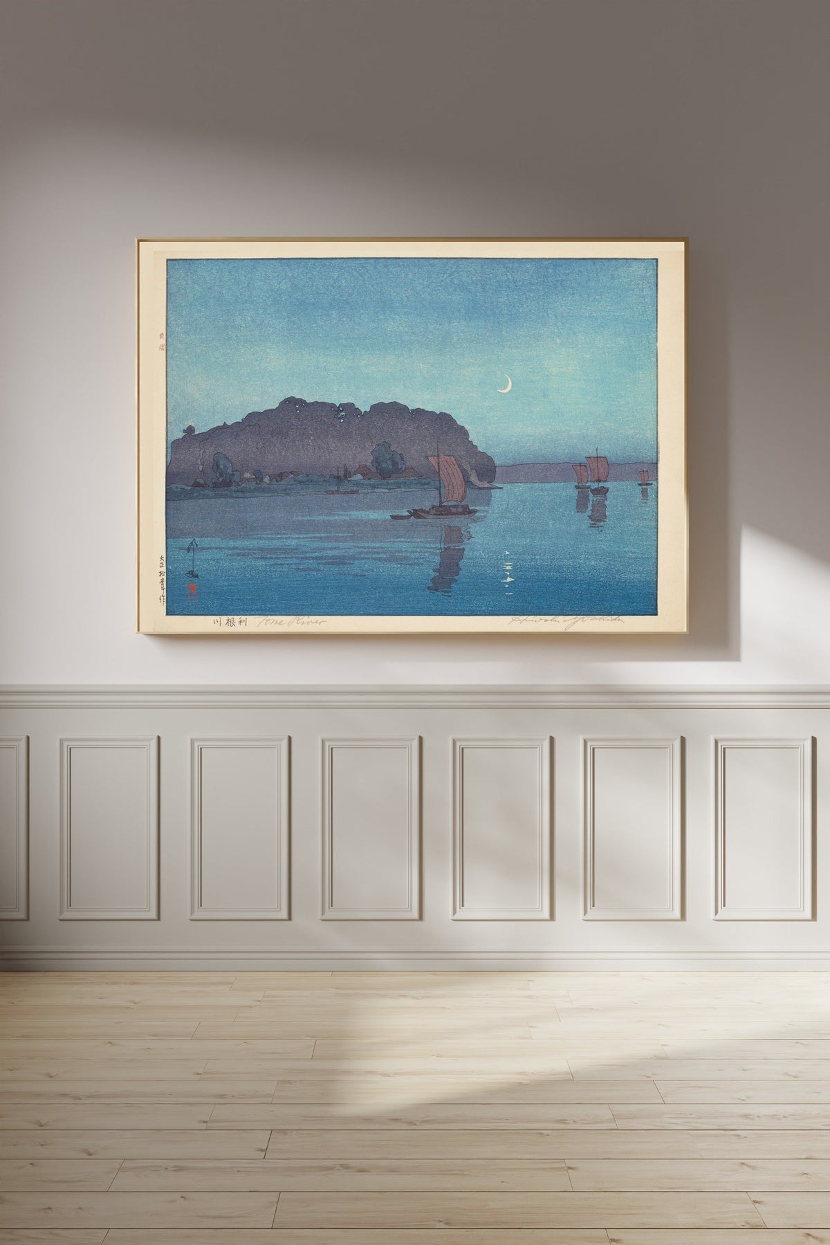 Hiroshi Yoshida — Tone River | Japanese Woodblock Print (Shin Hanga) - 9ArtPrints