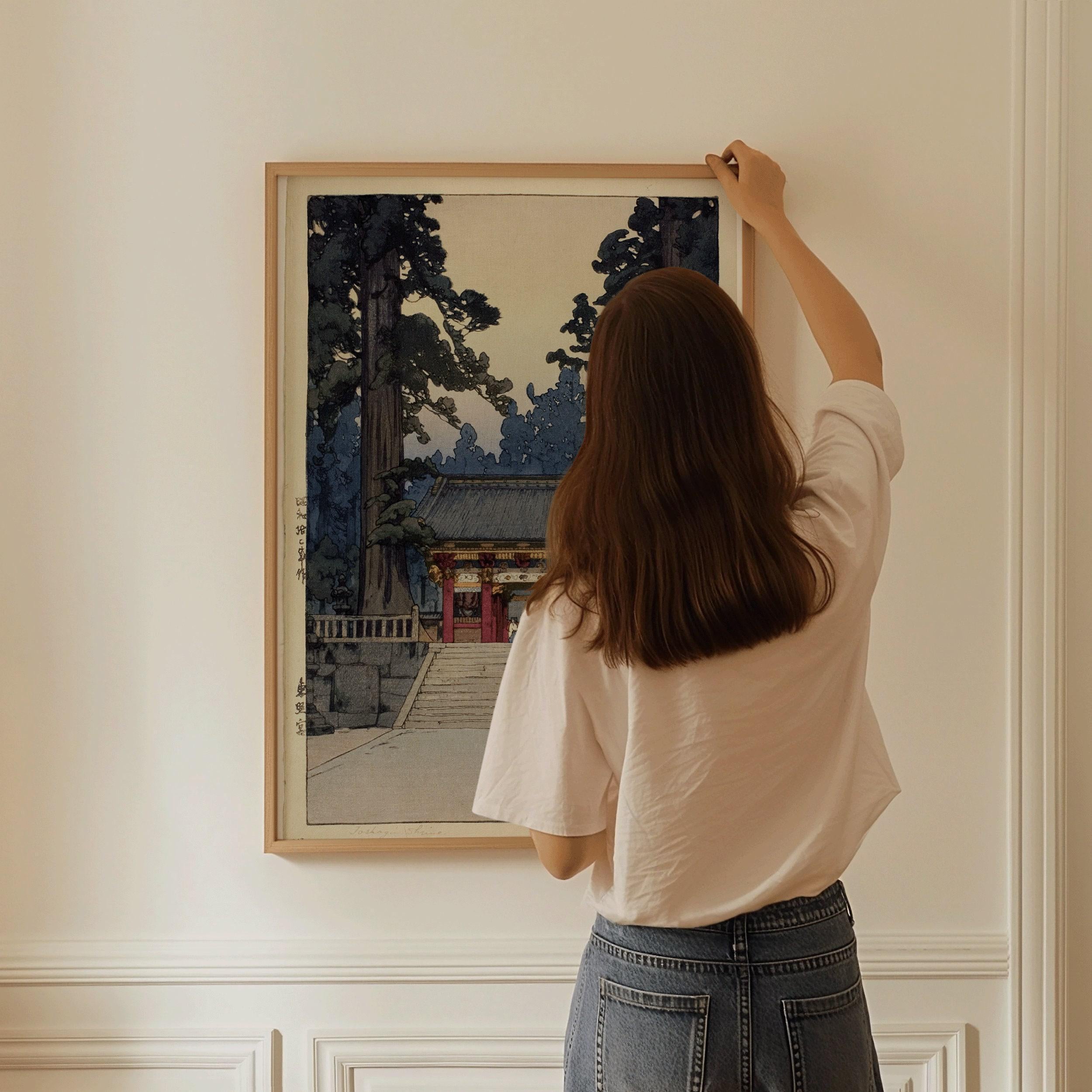 Hiroshi Yoshida – Toshogu Shrine | PREMIUM GICLÉE PRINT | Vintage Japanese Woodblock Art (available handframed or unframed) - 9ArtPrints