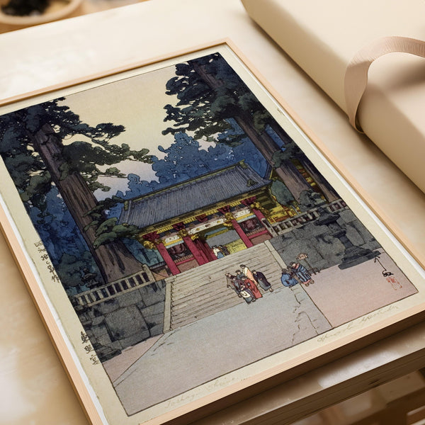 Hiroshi Yoshida — Toshogu Shrine | Japanese Woodblock Print (Shin Hanga)