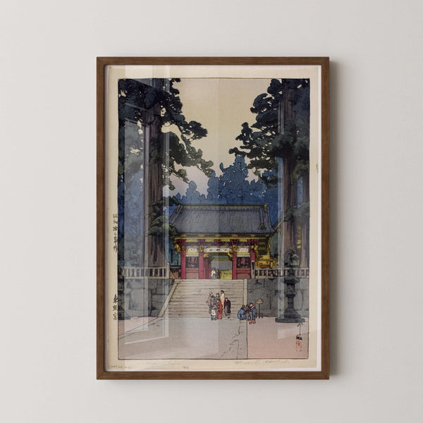 Hiroshi Yoshida — Toshogu Shrine | Japanese Woodblock Print (Shin Hanga)